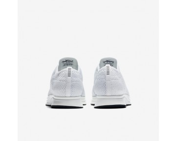 Chaussure Nike Flyknit Racer Pour Homme Lifestyle Blanc/Voile/Platine Pur/Blanc_NO. 526628-100