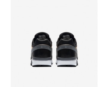 Chaussure Nike Air Max Bw Premium Pour Homme Lifestyle Noir/Brun Vachette/Blanc/Gris Foncé_NO. 819523-001