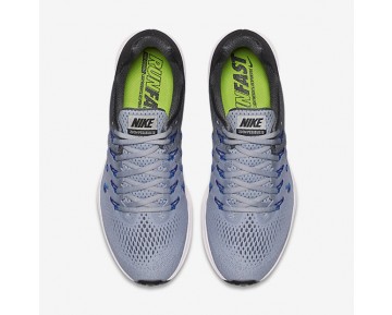 Chaussure Nike Air Zoom Pegasus 33 Pour Homme Running Gris Loup/Gris Foncé/Bleu Photo/Noir_NO. 831354-004