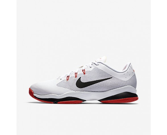 Chaussure Nike Court Air Zoom Ultra Pour Homme Tennis Blanc/Orange Max/Noir/Noir_NO. 845007-100