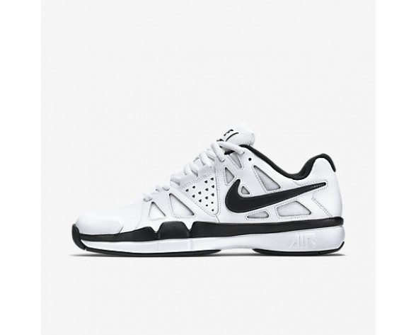 Chaussure Nike Air Vapor Advantage Leather Pour Homme Tennis Blanc/Gris Foncé/Noir_NO. 839235-100