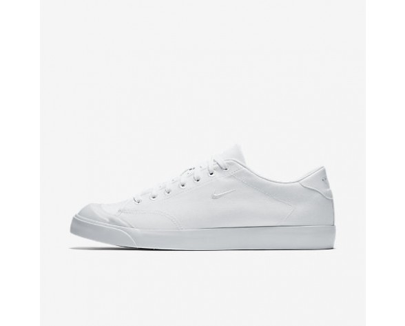 Chaussure Nike All Court 2 Low Canvas Pour Homme Lifestyle Blanc/Blanc_NO. 898040-100