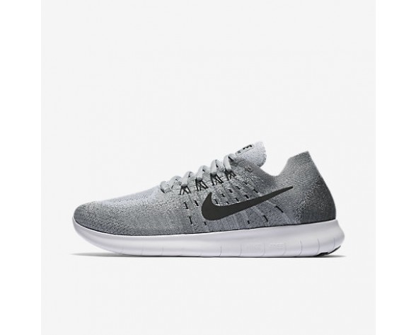 Chaussure Nike Free Rn Flyknit 2017 Pour Homme Running Gris Loup/Anthracite/Gris Froid/Noir_NO. 880843-002
