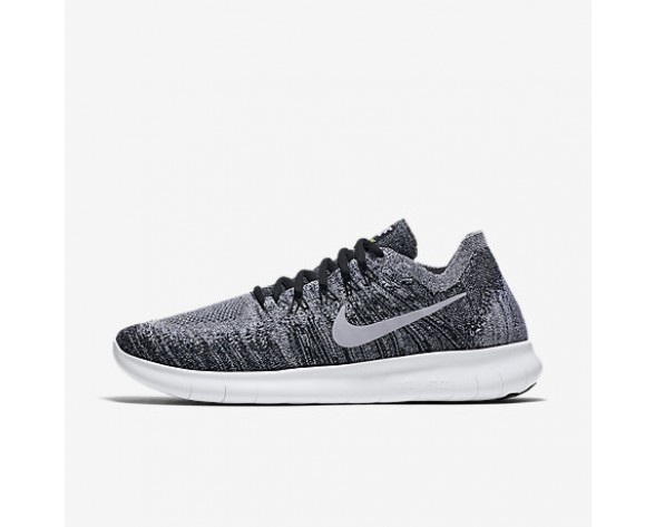 Chaussure Nike Free Rn Flyknit 2017 Pour Homme Running Noir/Volt/Blanc_NO. 880843-003
