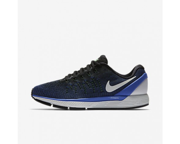 Chaussure Nike Air Zoom Odyssey 2 Pour Homme Running Noir/Bleu Moyen/Vert Electro/Blanc Sommet_NO. 844545-004