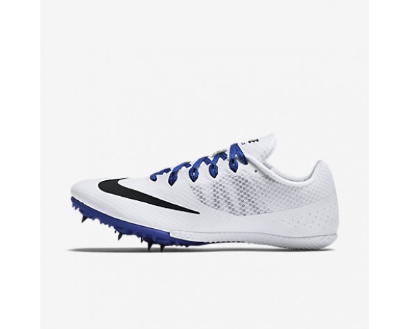 Chaussure Nike Zoom Rival S 8 Pour Homme Running Blanc/Bleu Coureur/Noir_NO. 806554-100