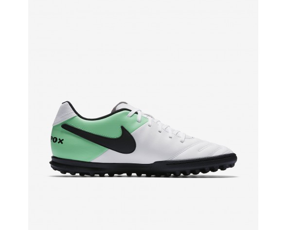 Chaussure Nike Tiempo Rio Iii Pour Homme Football Blanc/Vert Electro/Noir_NO. 819237-103