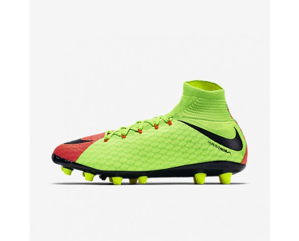 Chaussure Nike Hypervenom Phatal 3 Df Ag-Pro Pour Homme Football Vert Électrique/Hyper Orange/Volt/Noir_NO. 860644-308