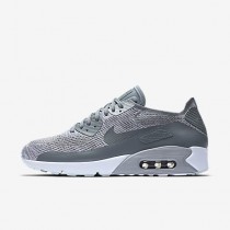 Chaussure Nike Air Max 90 Ultra 2.0 Flyknit Pour Homme Lifestyle Platine Pur/Blanc/Gris Loup/Gris Froid_NO. 875943-003