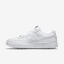 Chaussure Nike Lunar Force 1 G Pour Homme Golf Blanc/Blanc/Blanc_NO. 818726-100