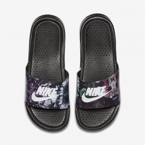 Chaussure Nike Benassi Just Do It Ultra Premium Pour Femme Lifestyle Noir/Blanc_NO. 818737-010