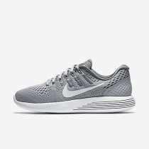 Chaussure Nike Lunarglide 8 Pour Femme Running Gris Loup/Gris Froid/Blanc_NO. 843726-002