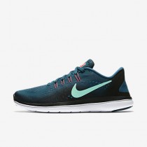 Chaussure Nike Flex 2017 Rn Pour Femme Running Bleu Légion/Noir/Rouge Cocktail/Vert Phosphorescent_NO. 898476-401