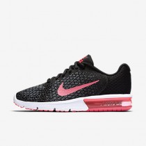 Chaussure Nike Air Max Sequent 2 Pour Femme Running Noir/Anthracite/Gris Froid/Rose Coureur_NO. 852465-006