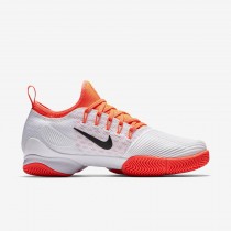 Chaussure Nike Court Air Zoom Ultra React Pour Femme Tennis Blanc/Hyper Orange/Noir_NO. 859718-100