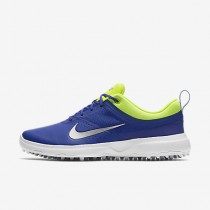 Chaussure Nike Akamai Pour Femme Golf Bleu Souverain/Volt/Argent Métallique_NO. 818732-401
