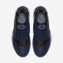 Chaussure Nike Air Huarache Pour Homme Lifestyle Bleu Nuit Marine/Cendré Foncé/Gris Froid/Bleu Nuit Marine_NO. 318429-409