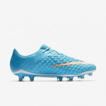 Chaussure Nike Hypervenom Phantom 3 Fg Pour Femme Football Bleu Polarisé/Bleu Chlorine/Aigre/Blanc_NO. 881543-414