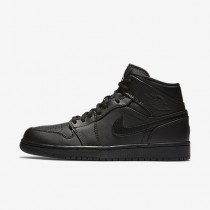 Chaussure Nike Air Jordan 1 Mid Pour Homme Lifestyle Noir/Blanc_NO. 554724-034