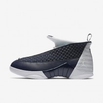 Chaussure Nike Air Jordan 15 Retro Pour Homme Lifestyle Obsidienne/Argent Métallique/Blanc_NO. 881429-400