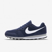 Chaussure Nike Md Runner 2 Pour Homme Lifestyle Bleu Nuit Marine/Gris Loup/Blanc_NO. 749794-410