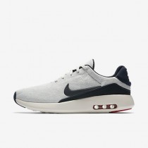 Chaussure Nike Air Max Modern Flyknit Pour Homme Lifestyle Voile/Platine Pur/Rouge Université/Obsidienne_NO. 876066-100