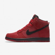 Chaussure Nike Dunk High Pour Homme Lifestyle Rouge Sportif/Noir_NO. 904233-600