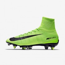 Chaussure Nike Mercurial Superfly V Dynamic Fit Sg-Pro Anti-Clog Pour Homme Football Vert Électrique/Vert Ombre/Blanc/Noir_NO. 889286-303