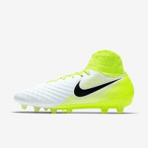 Chaussure Nike Magista Orden Ii Ag-Pro Pour Homme Football Blanc/Volt/Platine Pur/Noir_NO. 843811-109