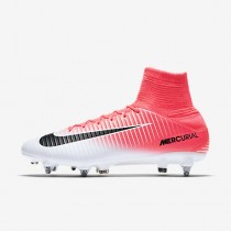 Chaussure Nike Mercurial Veloce Iii Dynamic Fit Sg-Pro Pour Homme Football Rose Coureur/Blanc/Noir_NO. 831962-601