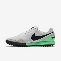 Chaussure Nike Tiempox Proximo Tf Pour Homme Football Platine Pur/Vert Electro/Noir_NO. 843962-004