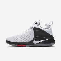 Chaussure Nike Lebron Witness Pour Homme Basketball Blanc/Noir/Gris Froid/Blanc_NO. 852439-100