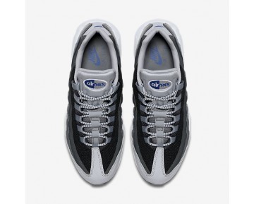 Chaussure Nike Air Max 95 Essential Pour Homme Lifestyle Gris Loup/Noir/Gris Foncé/Bleu Électrique_NO. 749766-018