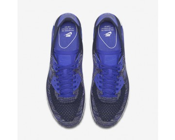 Chaussure Nike Air Max 90 Ultra 2.0 Flyknit Pour Homme Lifestyle Bleu Marine Collège/Blanc/Noir/Bleu Souverain_NO. 875943-400
