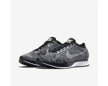Chaussure Nike Flyknit Racer Pour Homme Lifestyle Noir/Blanc_NO. 526628-012