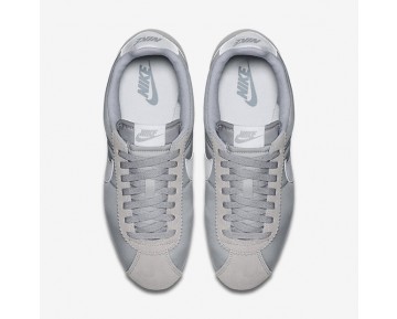 Chaussure Nike Classic Cortez Nylon Pour Homme Lifestyle Gris Loup/Blanc_NO. 807472-010