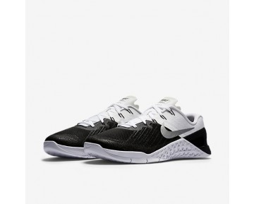 Chaussure Nike Metcon 3 Pour Homme Fitness Et Training Noir/Argent Métallique/Blanc_NO. 852928-005