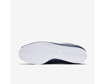 Chaussure Nike Classic Cortez Leather Pour Homme Lifestyle Bleu Nuit Marine/Blanc_NO. 749571-414