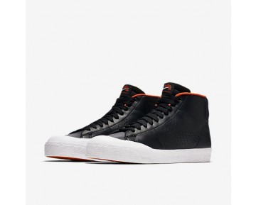 Chaussure Nike Sb Blazer Mid Xt Pour Homme Skateboard Noir/Blanc/Orange Sécurité/Argent Métallique_NO. 876872-001