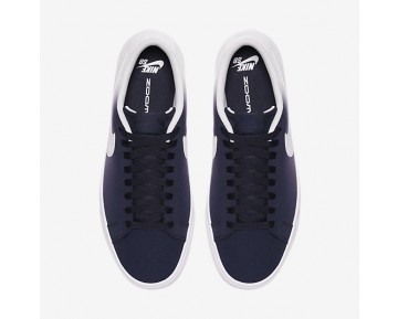 Chaussure Nike Sb Blazer Vapor Textile Pour Homme Skateboard Obsidienne/Blanc_NO. 902663-411