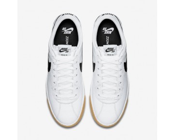 Chaussure Nike Sb Zoom Bruin Premium Se Pour Homme Skateboard Blanc Sommet/Blanc/Noir_NO. 877045-101
