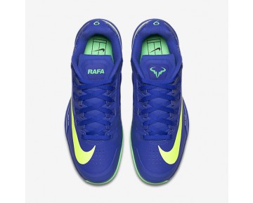 Chaussure Nike Court Lunar Ballistec 1.5 Legend Pour Homme Tennis Bleu Souverain/Vert Electro/Blanc/Vert Ombre_NO. 812939-400