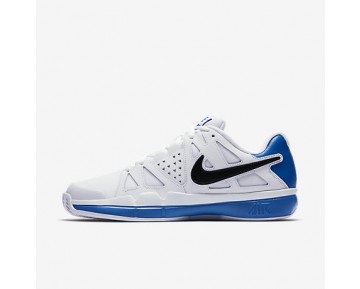 Chaussure Nike Court Air Vapor Advantage Clay Pour Homme Tennis Blanc/Bleu Photo Clair/Noir_NO. 819518-100