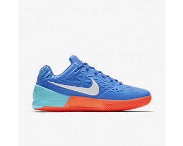 Chaussure Nike Court Zoom Cage 2 Clay Pour Homme Tennis Bleu Moyen/Bleu Polarisé/Hyper Orange/Blanc_NO. 844961-400