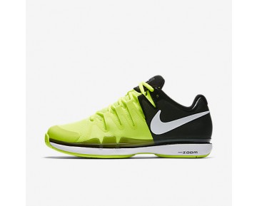 Chaussure Nike Court Zoom Vapor 9.5 Tour Pour Homme Tennis Volt/Noir/Blanc_NO. 631458-702