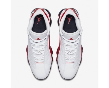 Chaussure Nike Air Jordan 13 Pour Homme Golf Blanc/Rouge Université/Blanc/Rouge Université_NO. 917719-101