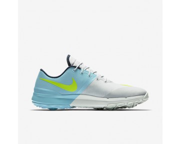 Chaussure Nike Fi Flex Pour Homme Golf Platine Pur/Bleu Nuit Marine/Ciel Éclatant/Volt_NO. 849960-002