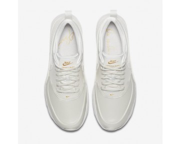 Chaussure Nike Air Max Thea Se Premium Pour Femme Lifestyle Blanc Sommet/Or Métallique/Blanc Sommet_NO. AA1440-100