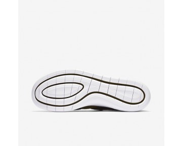Chaussure Nike Air Sock Racer Ultra Flyknit Pour Homme Lifestyle Flak Olive/Noir/Blanc/Flak Olive_NO. 898022-002