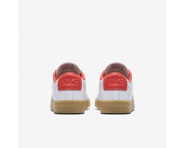 Chaussure Nike Blazer Premium Low Pour Femme Lifestyle Blanc/Orange Max/Gomme Marron Clair/Blanc_NO. 454471-102